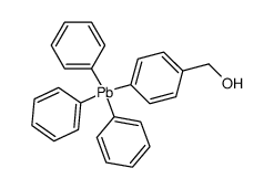 4-triphenylplumbyl-benzyl alcohol结构式