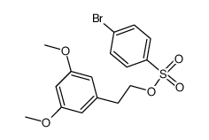 4-bromo-benzenesulfonic acid-(3,5-dimethoxy-phenethyl ester)结构式
