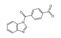 1-(4-nitro-benzoyl)-1H-benzoimidazole结构式