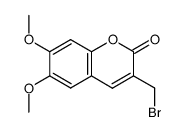 3-(bromomethyl)-6,7-dimethoxy-2H-chromen-2-one Structure