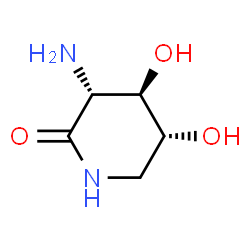 2-Piperidinone,3-amino-4,5-dihydroxy-,[3R-(3alpha,4beta,5alpha)]-(9CI)结构式