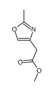 methyl (2-methyl-1,3-oxazol-4-yl)acetate结构式