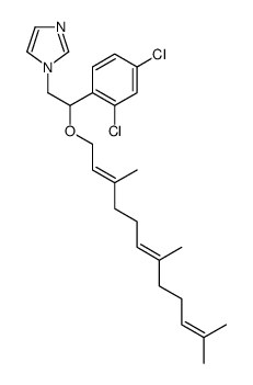 1-[2-(2,4-dichlorophenyl)-2-[(2E,6E)-3,7,11-trimethyldodeca-2,6,10-trienoxy]ethyl]imidazole结构式
