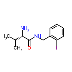 N-(2-Iodobenzyl)-L-valinamide结构式