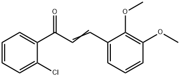 (2E)-1-(2-Chlorophenyl)-3-(2,3-dimethoxyphenyl)prop-2-en-1-one structure