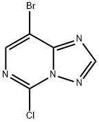 [1,2,4]Triazolo[1,5-c]pyrimidine, 8-bromo-5-chloro- Structure
