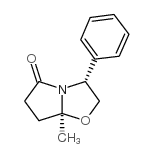(3r-cis)-7a-methyl-3-phenyltetrahydropyrrolo[2,1-b]oxazol-5(6h)-one Structure