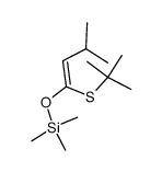 ((1-(tert-butylthio)-3-methylbut-1-en-1-yl)oxy)trimethylsilane结构式