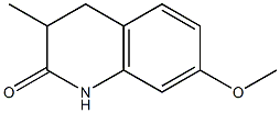 7-methoxy-3-methyl-3,4-dihydroquinolin-2(1H)-one结构式