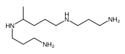 1-N,4-N-bis(3-aminopropyl)pentane-1,4-diamine结构式