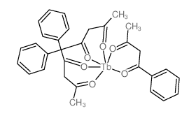 Terbium,tris(1-phenyl-1,3-butanedionato-kO1,kO3)- Structure