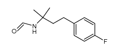 N-(4-(4-fluorophenyl)-2-methylbutan-2-yl)formamide结构式