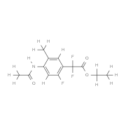 ethyl 2-(4-acetamido-2-fluoro-5-methylphenyl)-2,2-difluoroacetate Structure