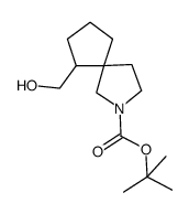 叔-丁基 6-(羟甲基)-2-氮杂螺[4.4]壬烷-2-甲酸基酯结构式
