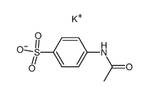 N-acetyl-sulfanilic acid , potassium-compound Structure