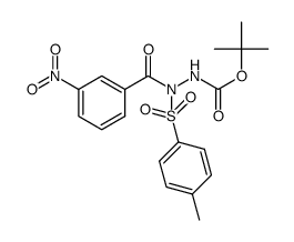 tert-butyl 2-(3-nitrobenzoyl)-2-tosylhydrazine-1-carboxylate Structure