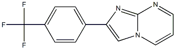 2-(4-(trifluoromethyl)phenyl)imidazo[1,2-a]pyrimidine结构式