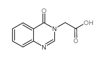 (4-氧代-3(4H)-喹唑啉基)乙酸结构式
