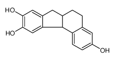 5,6,6a,11b-tetrahydro-3,9,10-trihydroxybenzo(c)fluorene结构式