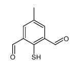 5-methyl-2-sulfanylbenzene-1,3-dicarbaldehyde Structure