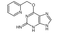 6-(pyridin-2-ylmethoxy)-7H-purin-2-amine结构式