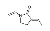 1-ETHENYL-3-ETHYLIDENE-2-PYRROLIDONE(E-) Structure