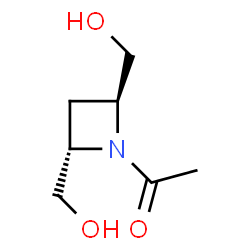 2,4-Azetidinedimethanol, 1-acetyl-, trans- (9CI) picture