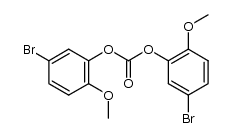 carbonic acid bis-(5-bromo-2-methoxy-phenyl ester) Structure