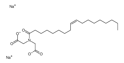 disodium,2-[carboxylatomethyl-[(Z)-octadec-9-enoyl]amino]acetate结构式
