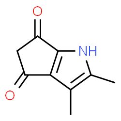 Cyclopenta[b]pyrrole-4,6(1H,5H)-dione, 2,3-dimethyl- (9CI)结构式