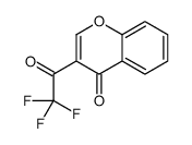 3-(2,2,2-trifluoroacetyl)chromen-4-one结构式