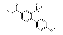 Methyl 4'-methoxy-2-(trifluoromethyl)-[1,1'-biphenyl]-4-carboxylate Structure