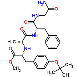 Glycinamide, N-[1-[[4-(1,1-dimethylethoxy)phenyl]methyl]-2-methoxy-2-oxoethyl]-D-alanyl-L-phenylalanyl-, (R)- (9CI) picture