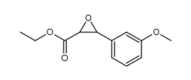 ethyl β-(m-methoxy)phenylglycidate Structure