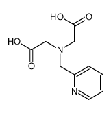 2-[carboxymethyl(pyridin-2-ylmethyl)amino]acetic acid结构式