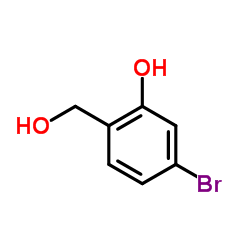 5-溴-2-(羟甲基)苯酚结构式