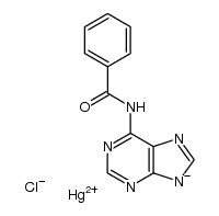 6-benzamido-9-(chloromercuri)purine Structure