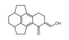 2'-Hydroxymethylen-1'-oxo-1',2',3',4'-tetrahydro-7,8-benzo-2a,3,4,4a-tetrahydro-pyracen Structure