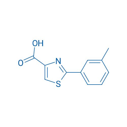 2-(m-Tolyl)thiazole-4-carboxylic acid Structure