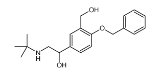 1-[4-(Benzyloxy)-3-(hydroxymethyl)phenyl]-2-[(2-methyl-2-propanyl )amino]ethanol结构式