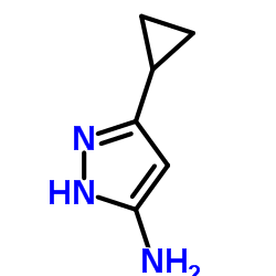 3-Cyclopropylpyrazol-5-amine Structure