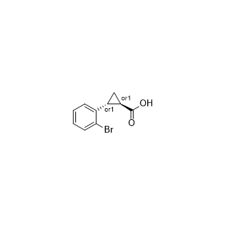 rel-(1R,2R)-2-(2-Bromophenyl)cyclopropane-1-carboxylic acid picture