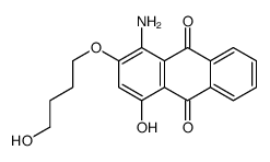 1-amino-4-hydroxy-2-(4-hydroxybutoxy)anthracene-9,10-dione Structure