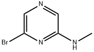 6-bromo-N-methyl-2-pyrazinamine Structure