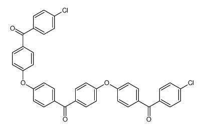 bis[4-[4-(4-chlorobenzoyl)phenoxy]phenyl]methanone结构式