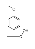 1-(2-hydroperoxypropan-2-yl)-4-methoxybenzene Structure