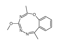 4-methoxy-2,7-dimethyl-1,3,5,6-benzoxatriazonine结构式