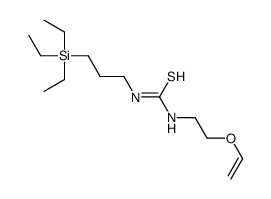 1-(2-ethenoxyethyl)-3-(3-triethylsilylpropyl)thiourea Structure