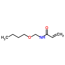 N-(丁氧基甲基)丙烯酰胺结构式