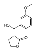 3-[hydroxy(3-methoxyphenyl)methyl]-2-oxotetrahydrofuran结构式